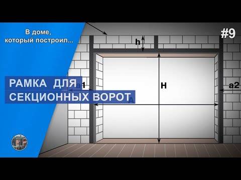 Самостоятельная установка секционных ворот алютех: инструкция по монтажу