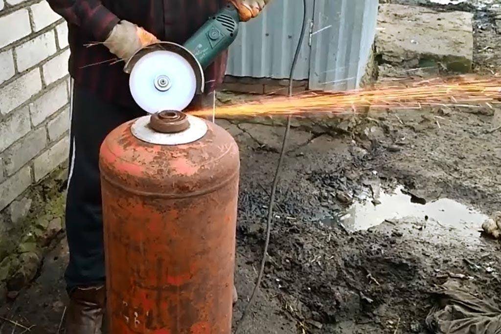 Как выкрутить кран из газового баллона видео