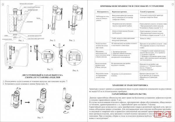 Установка арматуры сливного бачка унитаза в три этапа своими руками- обзор +видео
