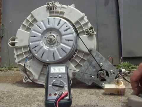 Ветрогенератор из hdd и помпы стиральной машины