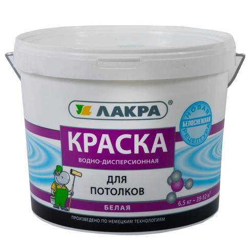 Как покрасить потолок акриловой краской, какая лучше — вододисперсионная, масляная или латексная, подробно на фото и видео