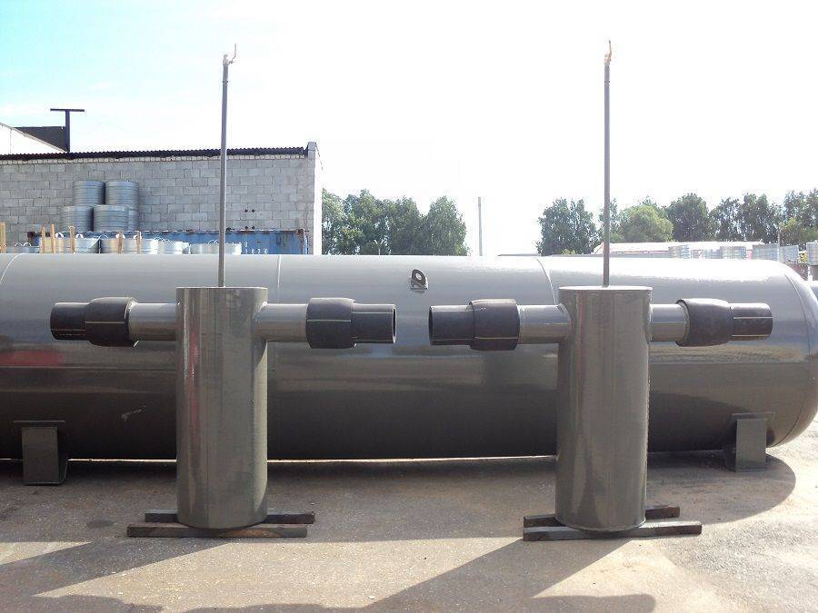 Газовые конденсатосборники на газопроводе