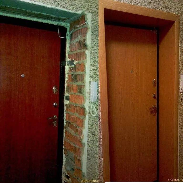 Для чего нужна отделка откосов на входной двери изнутри: какие материалы используются