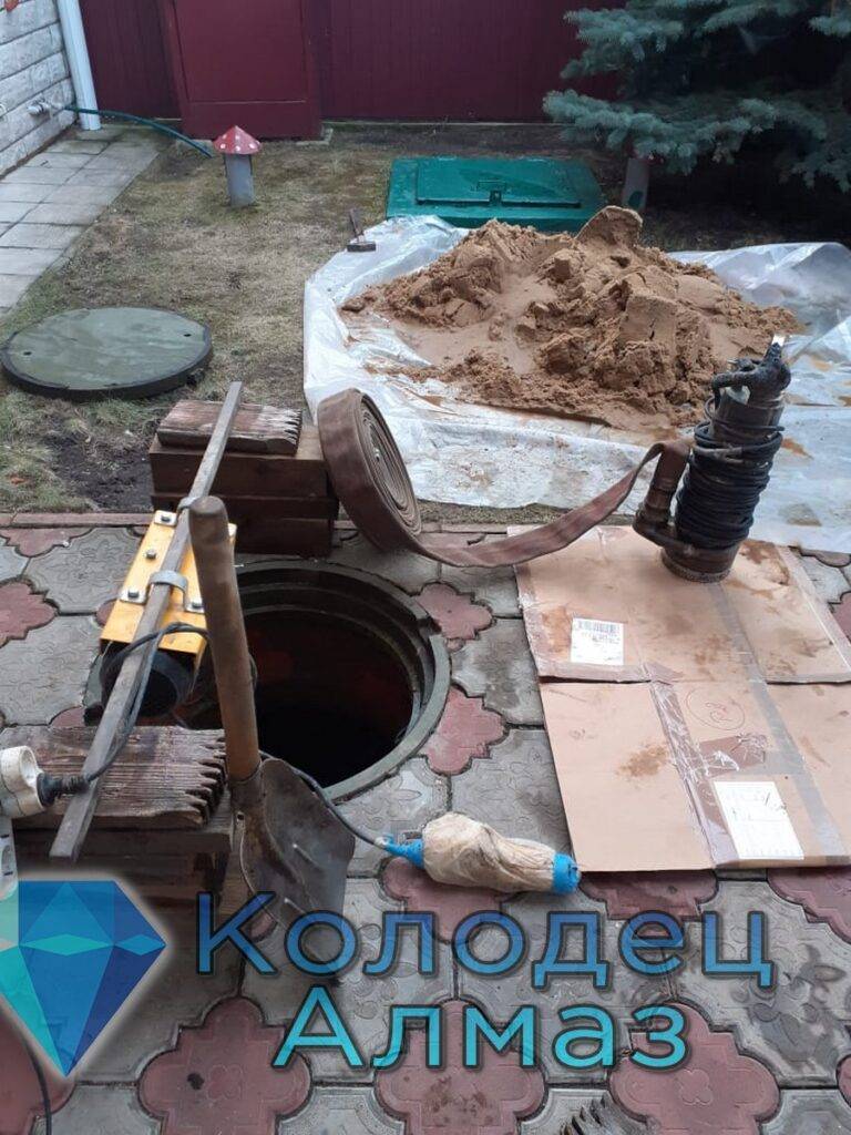 Чистка колодца - когда и как выполнять работы правильно