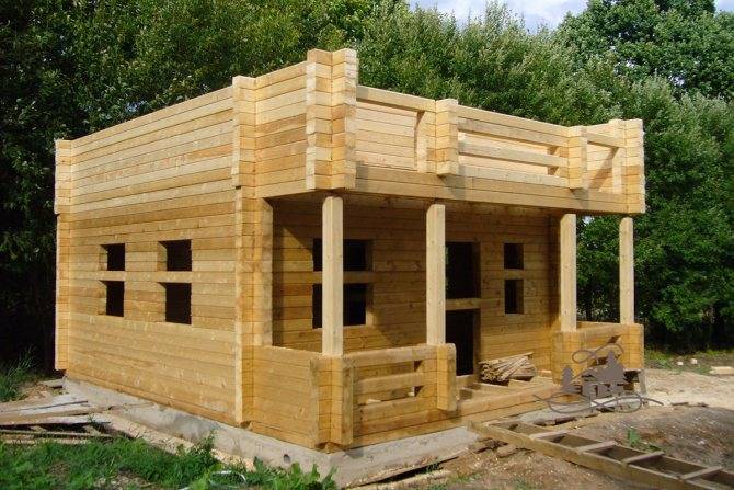 Строительство дома из профилированного бруса своими руками – пошаговая инструкция + фото-видео